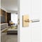 Sure-Loc Hardware Sure-Loc Hardware Levanto Privacy Rosette, Satin Brass, Smooth Grip in Nickel LV102 SB GRIP-SM NI - alternate 3
